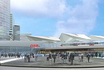 Neubau Hauptbahnhof Wien
